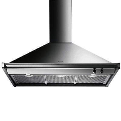 Smeg KD100XE Chimney Cooker Hood, Stainless Steel